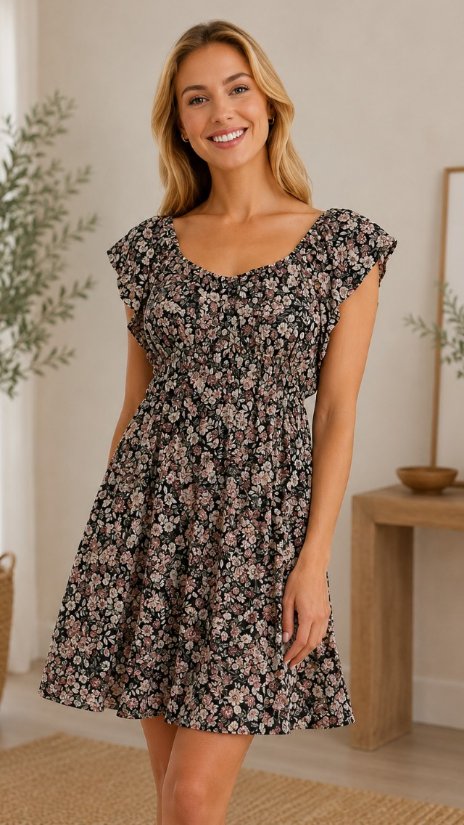 Picture of SILVER7009D- Short Women's Dress,  side pockets