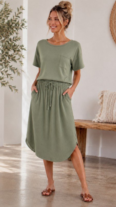 Picture of SET-70155 SKIRT SET