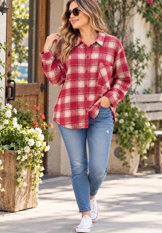 Picture of 61102J- PLAID SHIRT